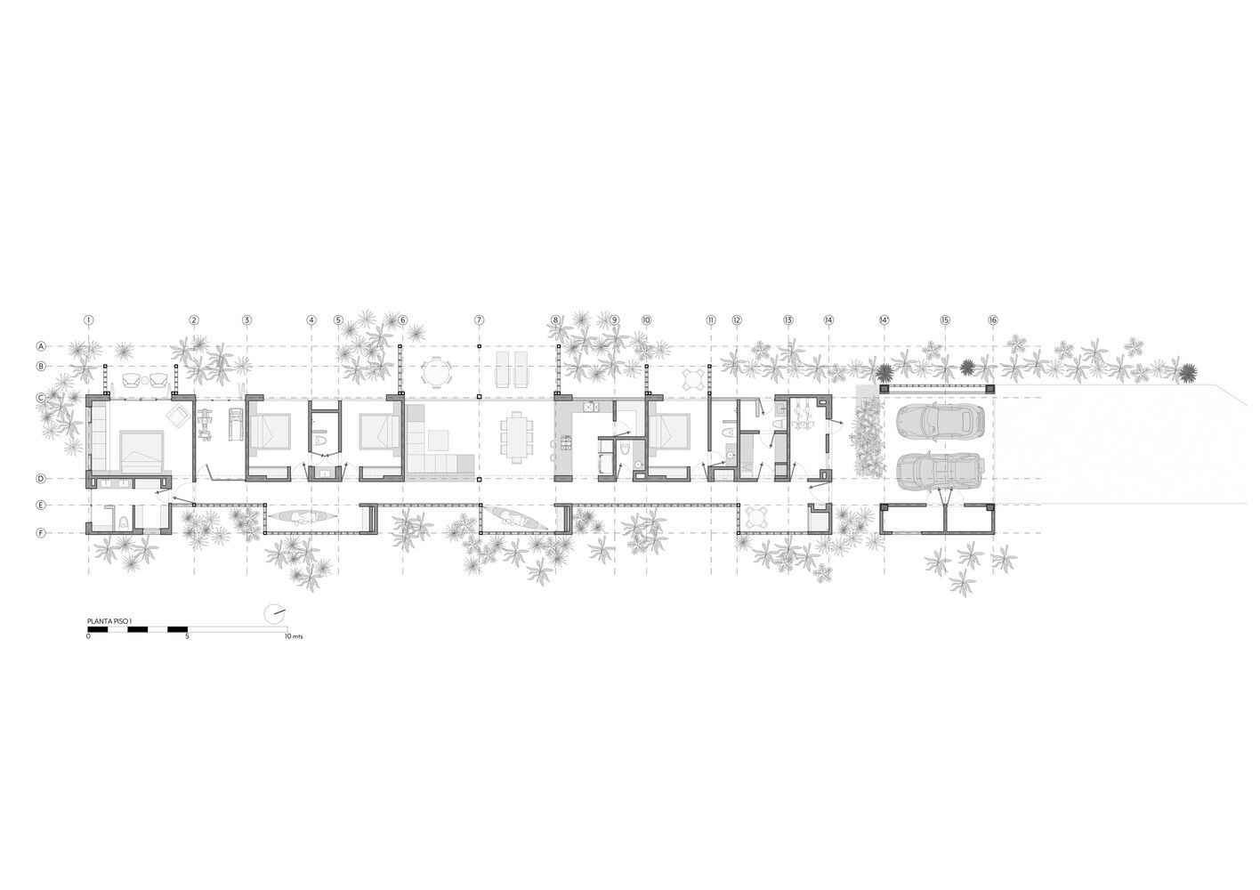 Mendihuaca 河畔生态住宅丨哥伦比亚丨Plan:b arquitectos-21