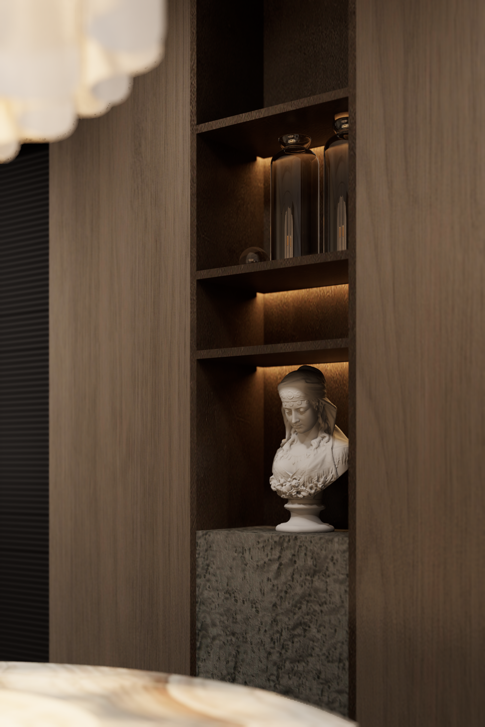 MORNING·私宅|金沙大境湾300㎡轻奢跃层，都市新贵的艺术栖居。-48