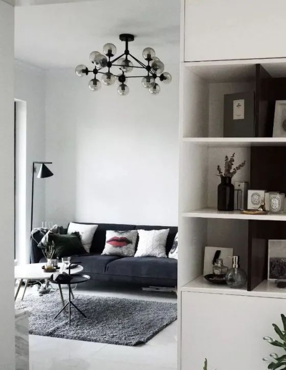 76㎡精致黑白灰小宅设计丨中国北京丨创邸设计-29