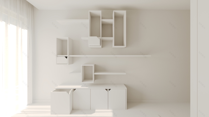 Essência Visual: Estudo Volumétrico de Interiores-4