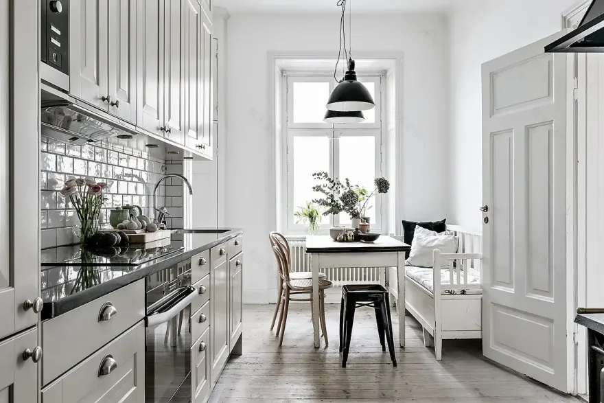 色彩墙的魔法,99 平米瑞典公寓新生-6