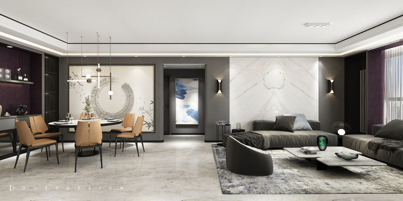 墨韵家居 · 现代水墨艺术空间设计-19