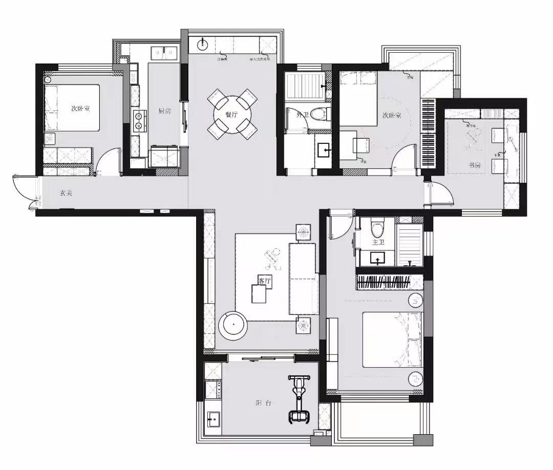 雅戈尔未来城私宅设计丨晓安设计-3