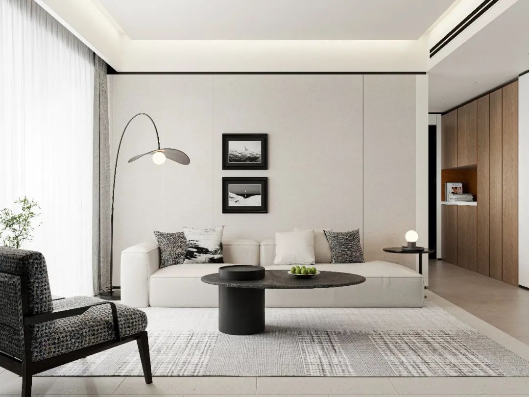 深圳盛合天宸 100㎡极简精装改造丨中国深圳-1