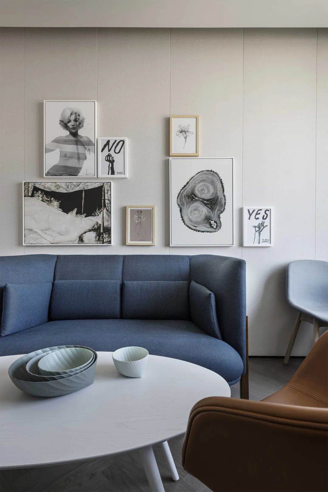 纯粹大宅 | 石木交织的白黑世界-48