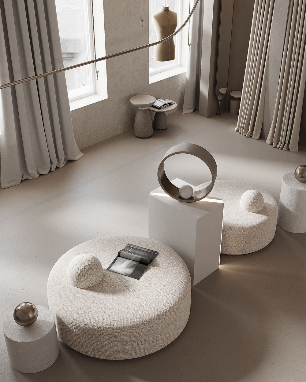 极简主义办公室秀场丨Alina Larionova-21