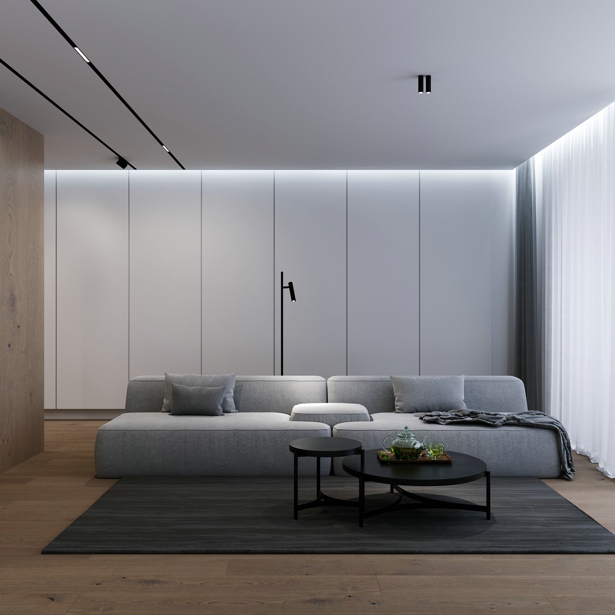 原木+高级黑 精致的设计超有格调！-0