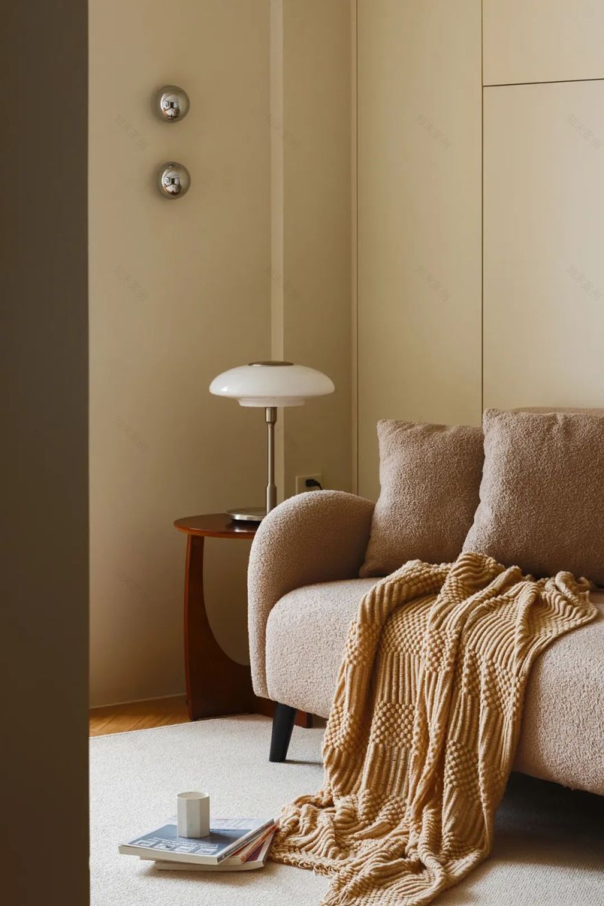 实景落地|72㎡极简轻法式的家,小户型也能住出平层感-24