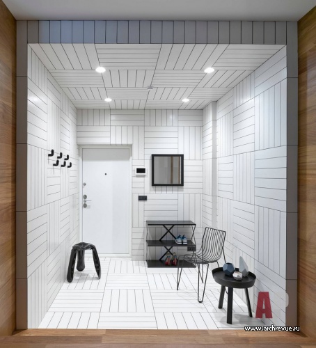 莫斯科3室公寓的斯堪的纳维亚风格设计丨俄罗斯莫斯科丨Domestic Studio-7