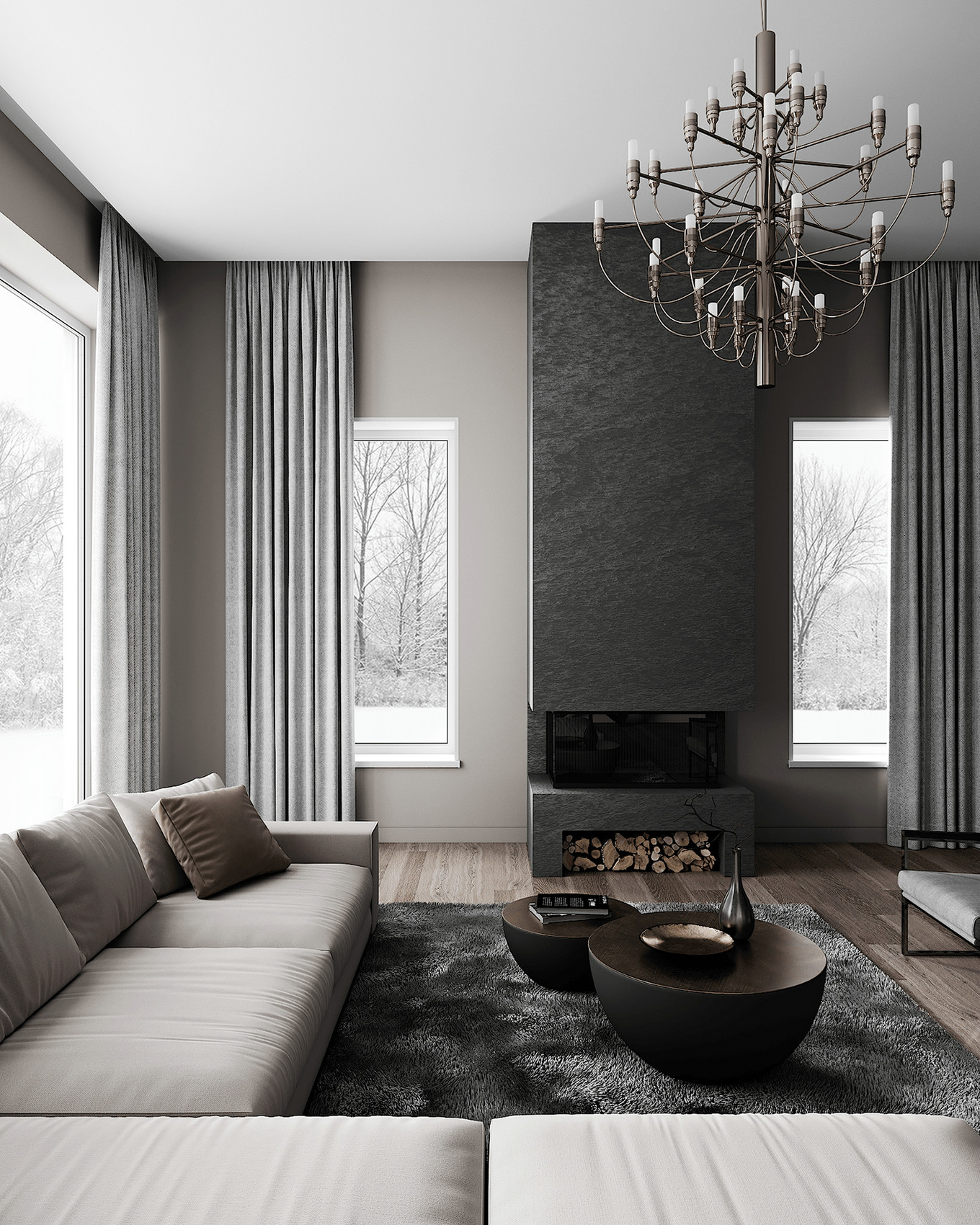 现代轻奢风家居设计 | 质感灵魂的生活空间-2