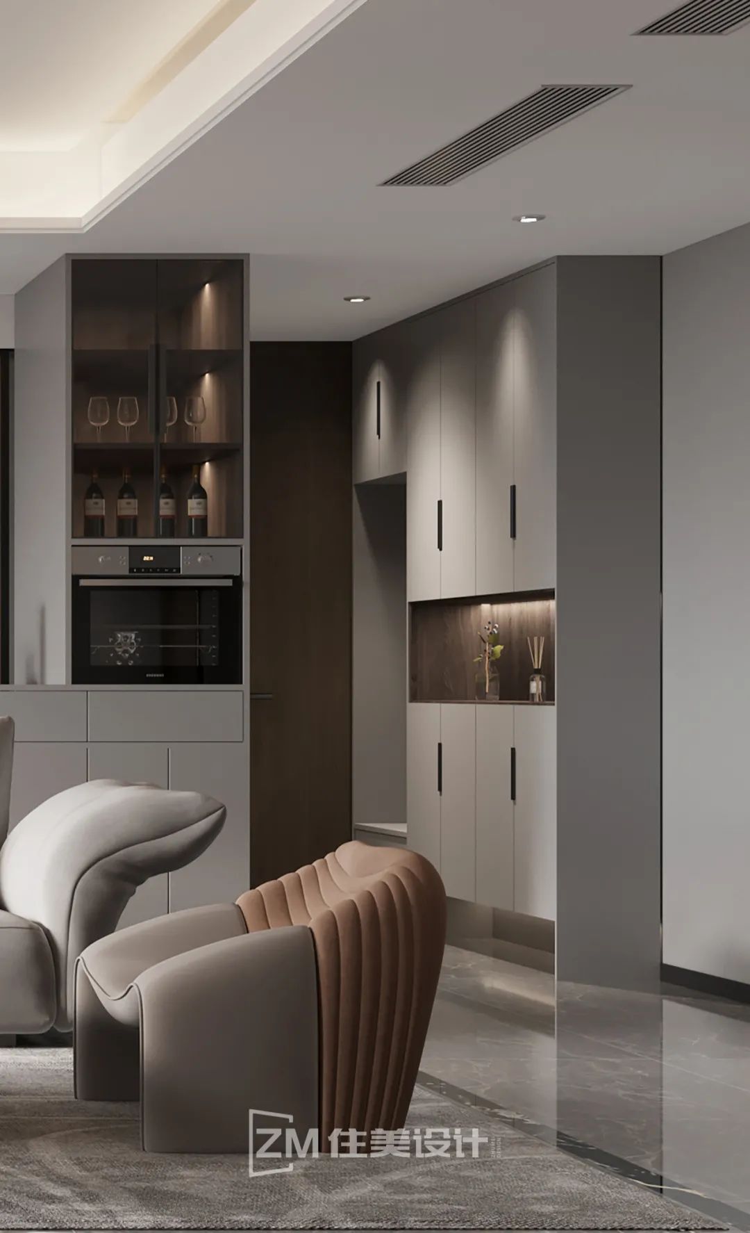 微醺 · 长沙梅溪湖金茂湾家居设计丨中国长沙丨住美设计-28