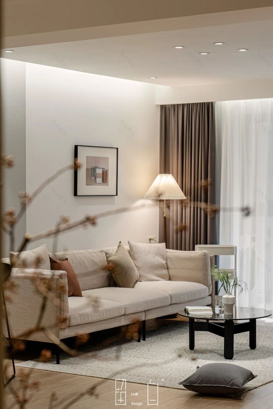 暖洋留白 · 爱情与空间的温馨邂逅丨留白室内设计-1