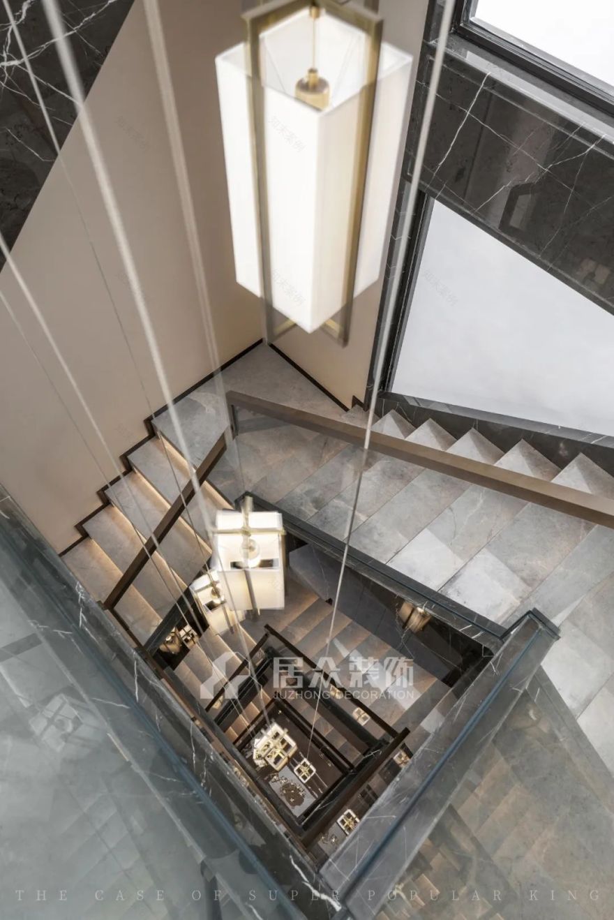 全案案例|550㎡新中式别墅 重返雅致生活-58