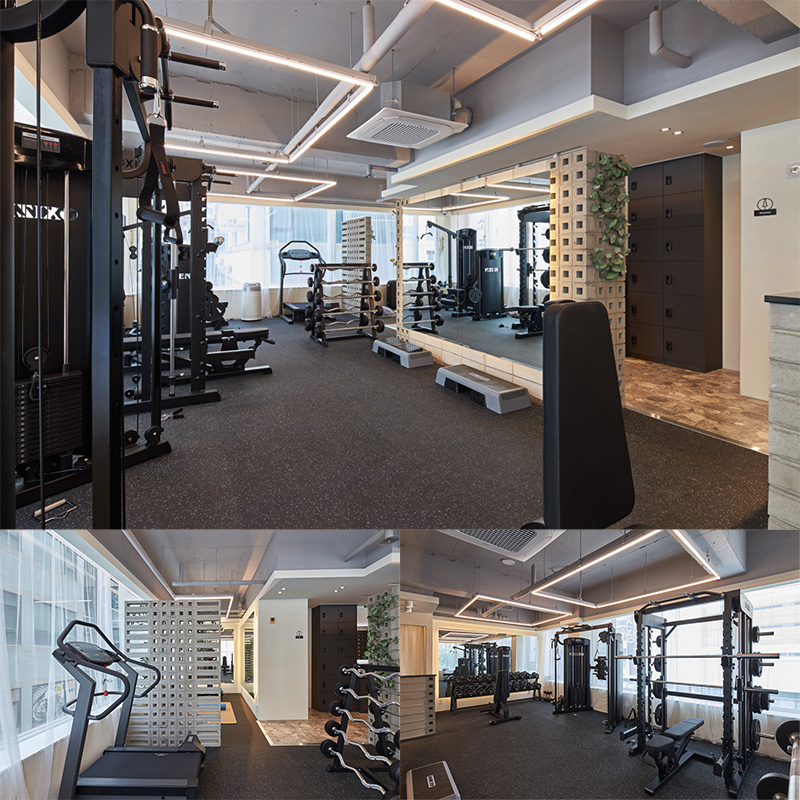 简约设计展现 30 坪健身中心魅力-1