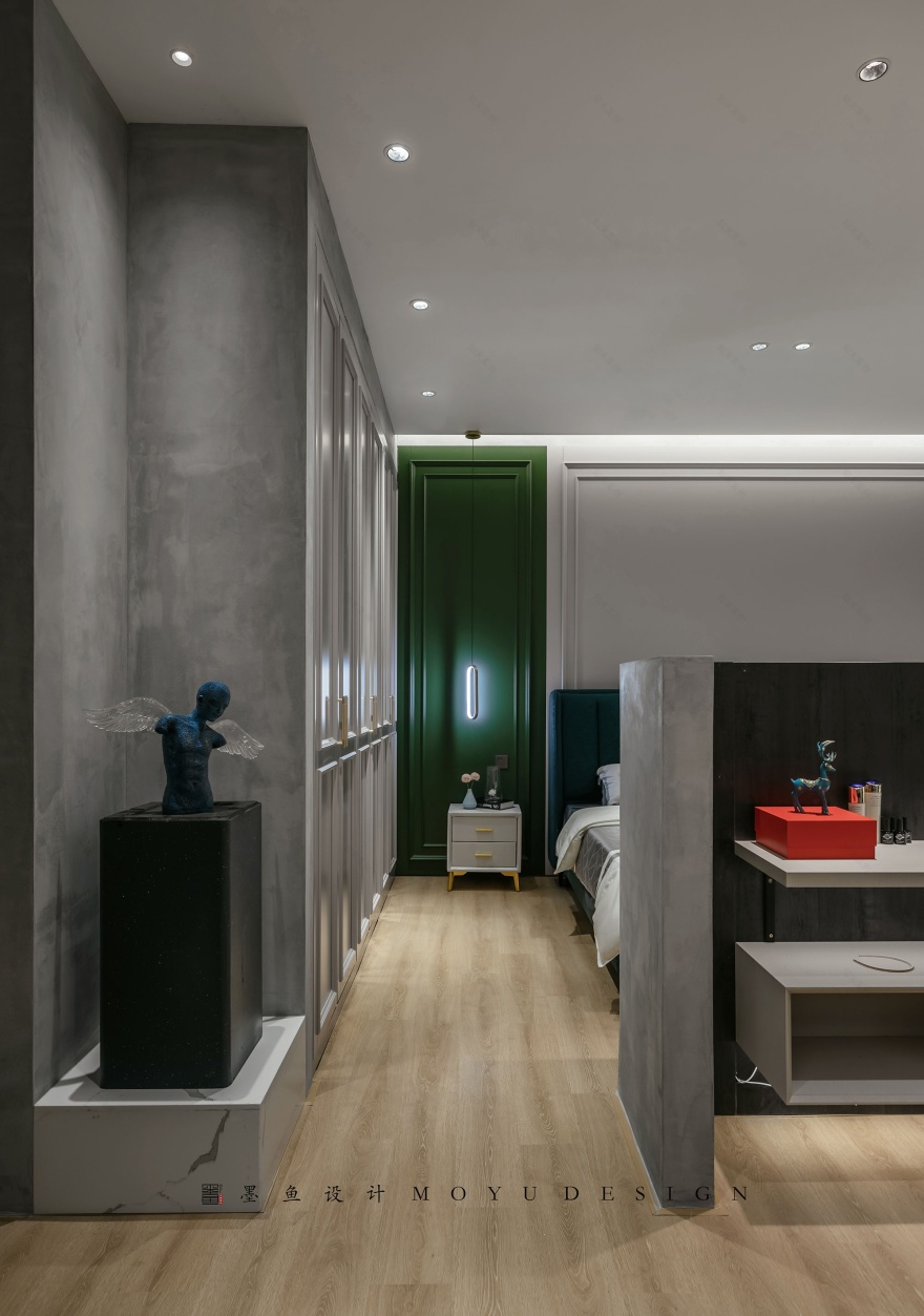 木兮贝全屋定制展厅丨墨鱼空间设计-49