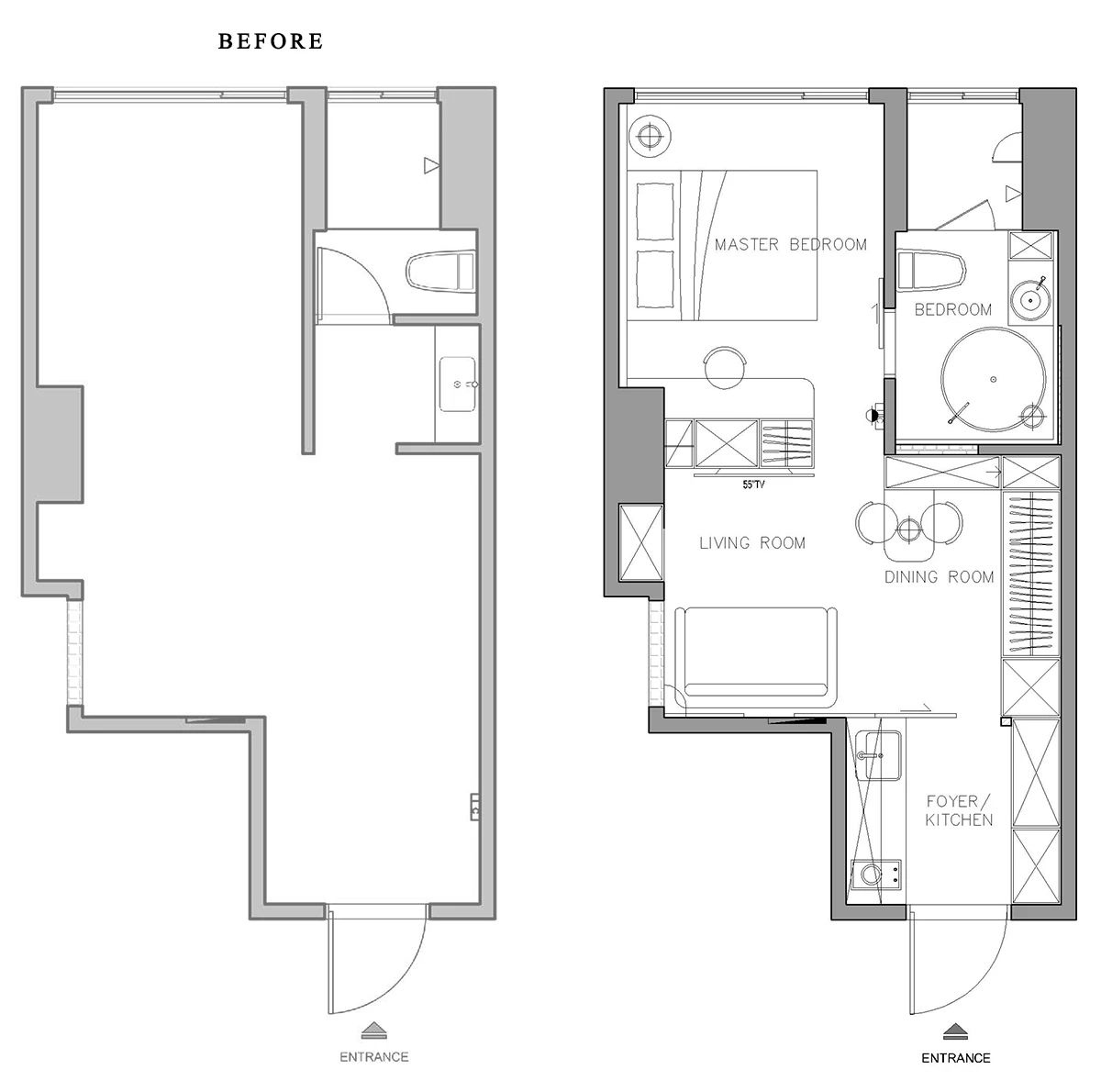 现代法式风格独居女孩的家-5