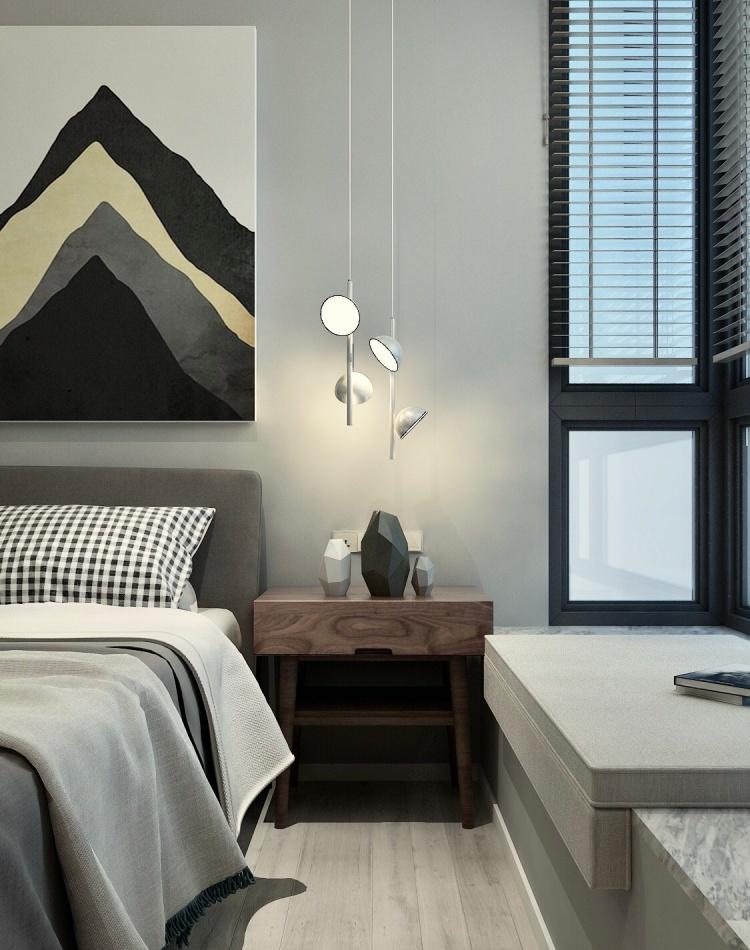 融合南北对流与女性力量的黑灰色系家居设计-52