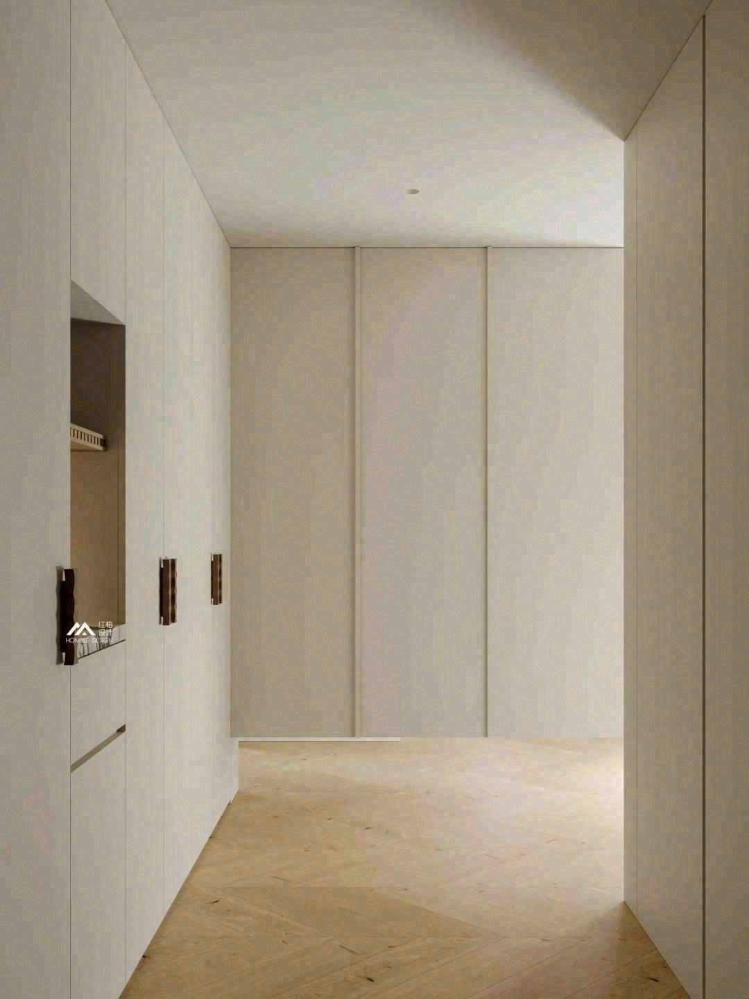 极简大平层设计丨HOMBLE 红柏设计-8