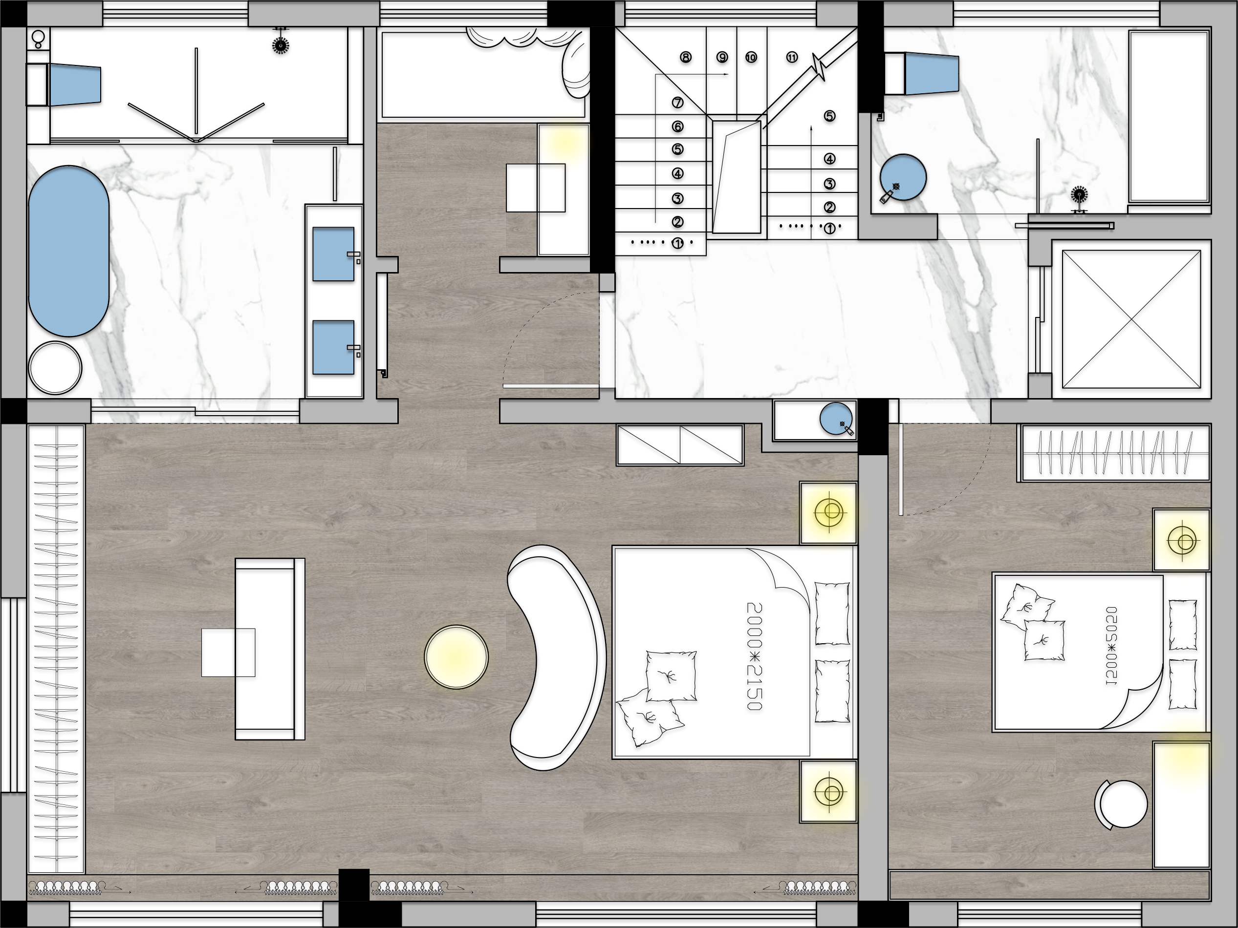 《光熠》· 合肥铂悦庐州府别墅设计丨中国合肥丨安徽飞墨设计-43