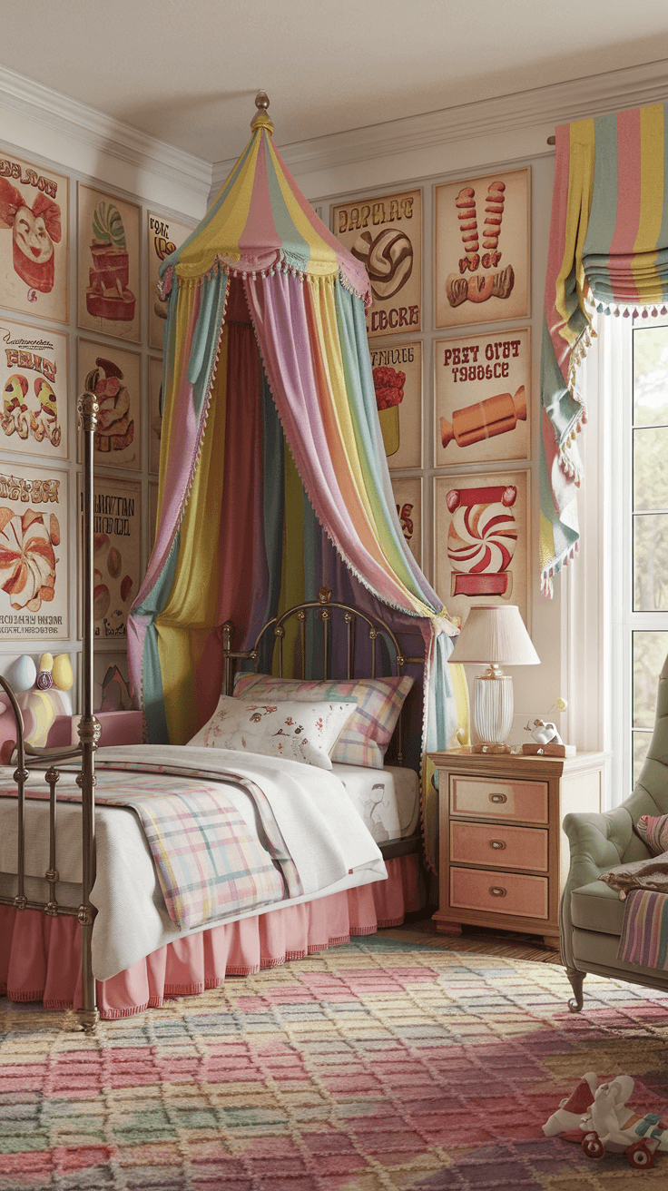 “Candyland”主题女孩房设计-25
