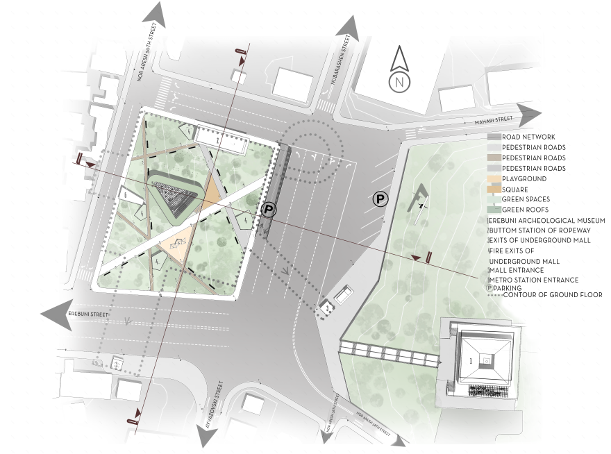 埃里温埃雷布尼行政区公共空间城市组织项目丨亚美尼亚-15