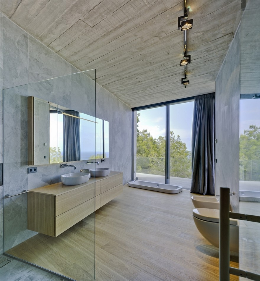 Concretus House is a Brutalist-Style Home in Cala Sardinera, Spain-22