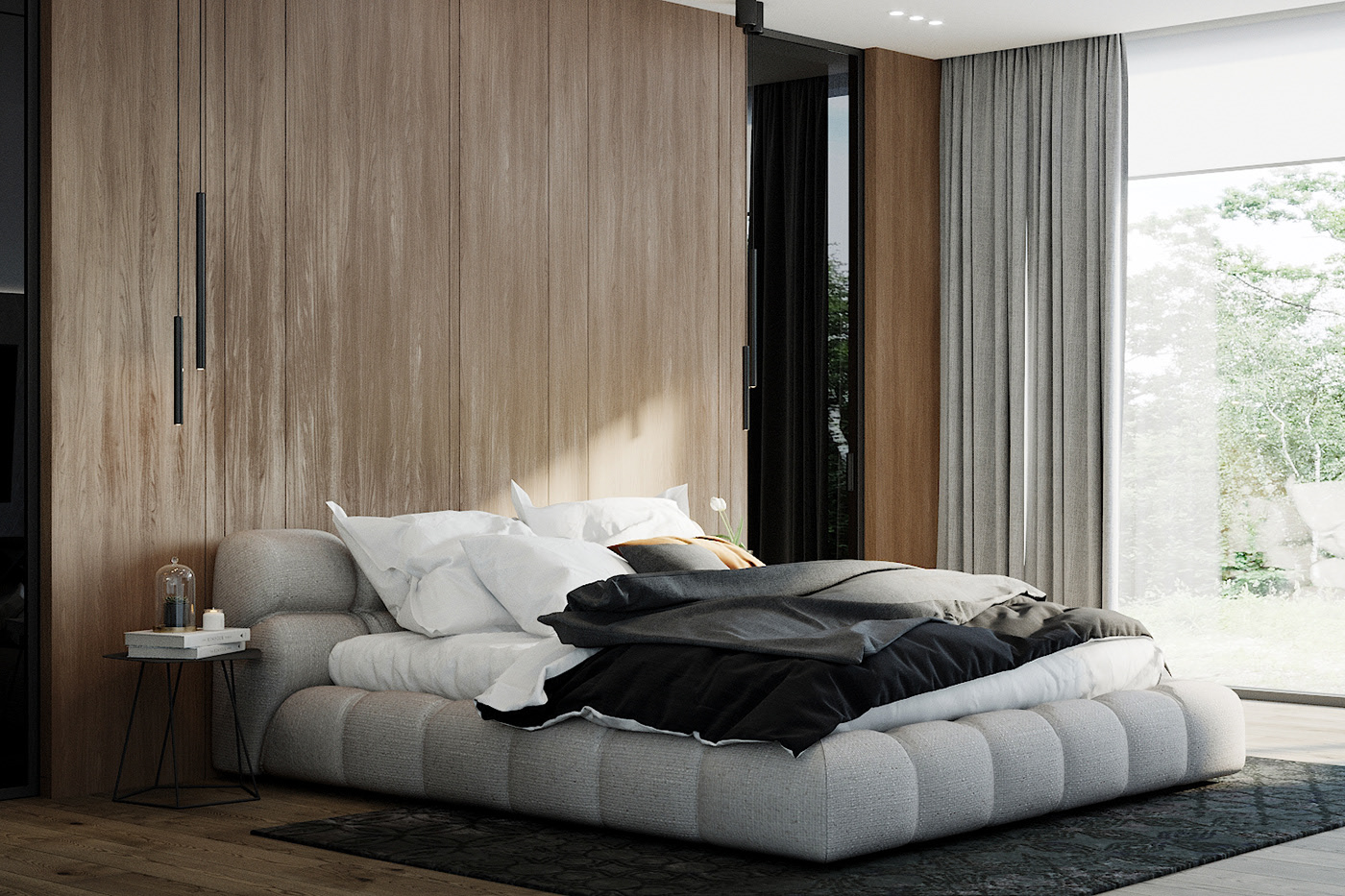 高级灰色系公寓设计-19