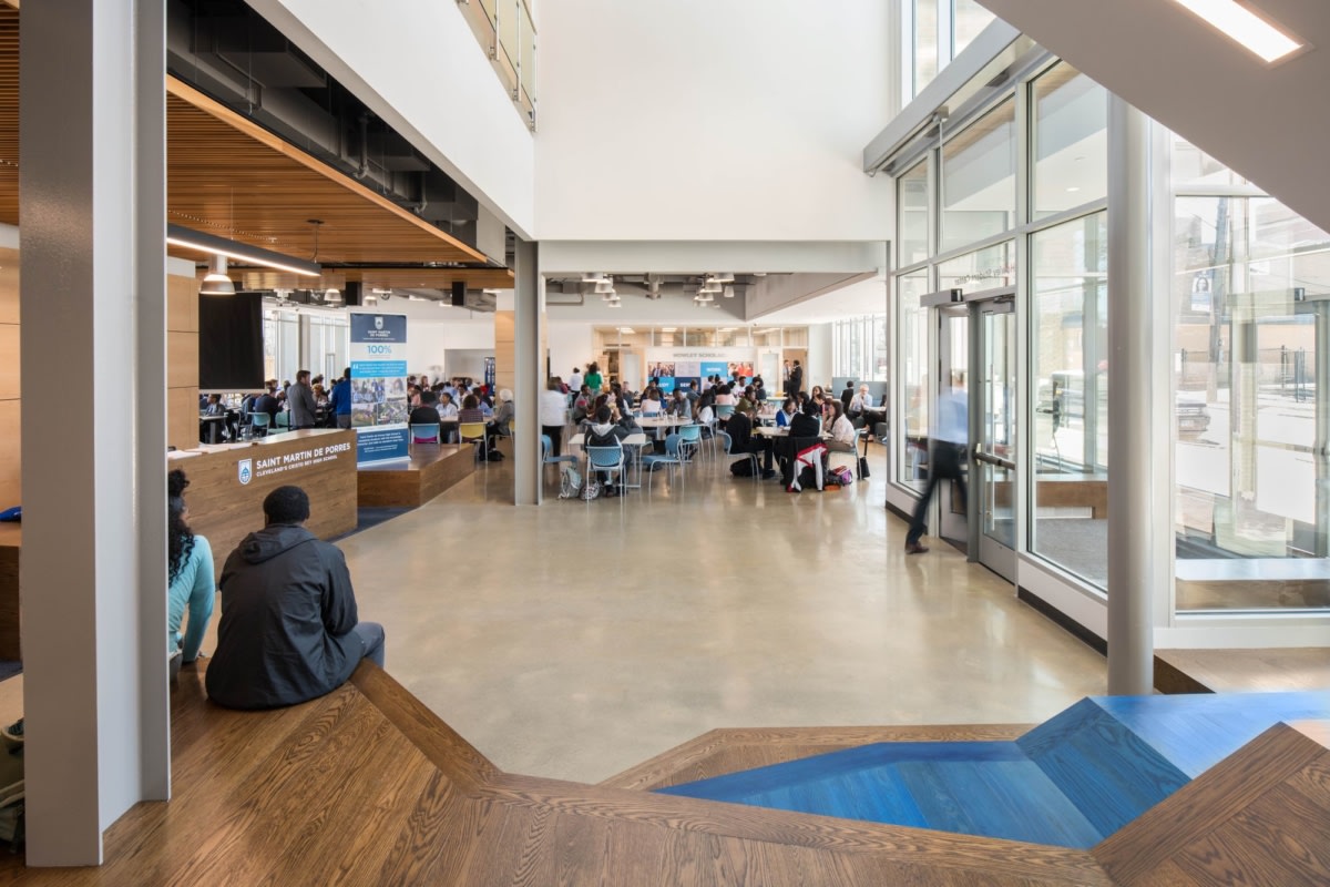 St· Martin De Porres 高中扩建与翻新丨美国克利夫兰丨studio TECHNE | architects-9