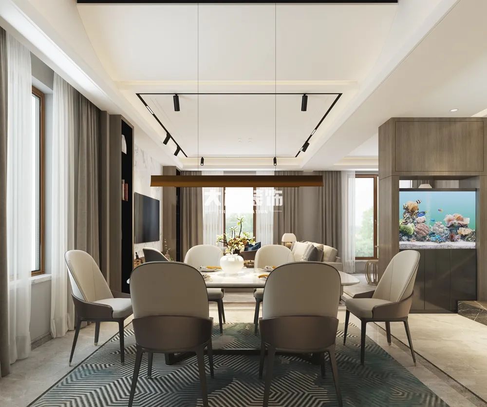 外滩首府 202㎡新中式风,谢宏超打造东方气质新居!-28