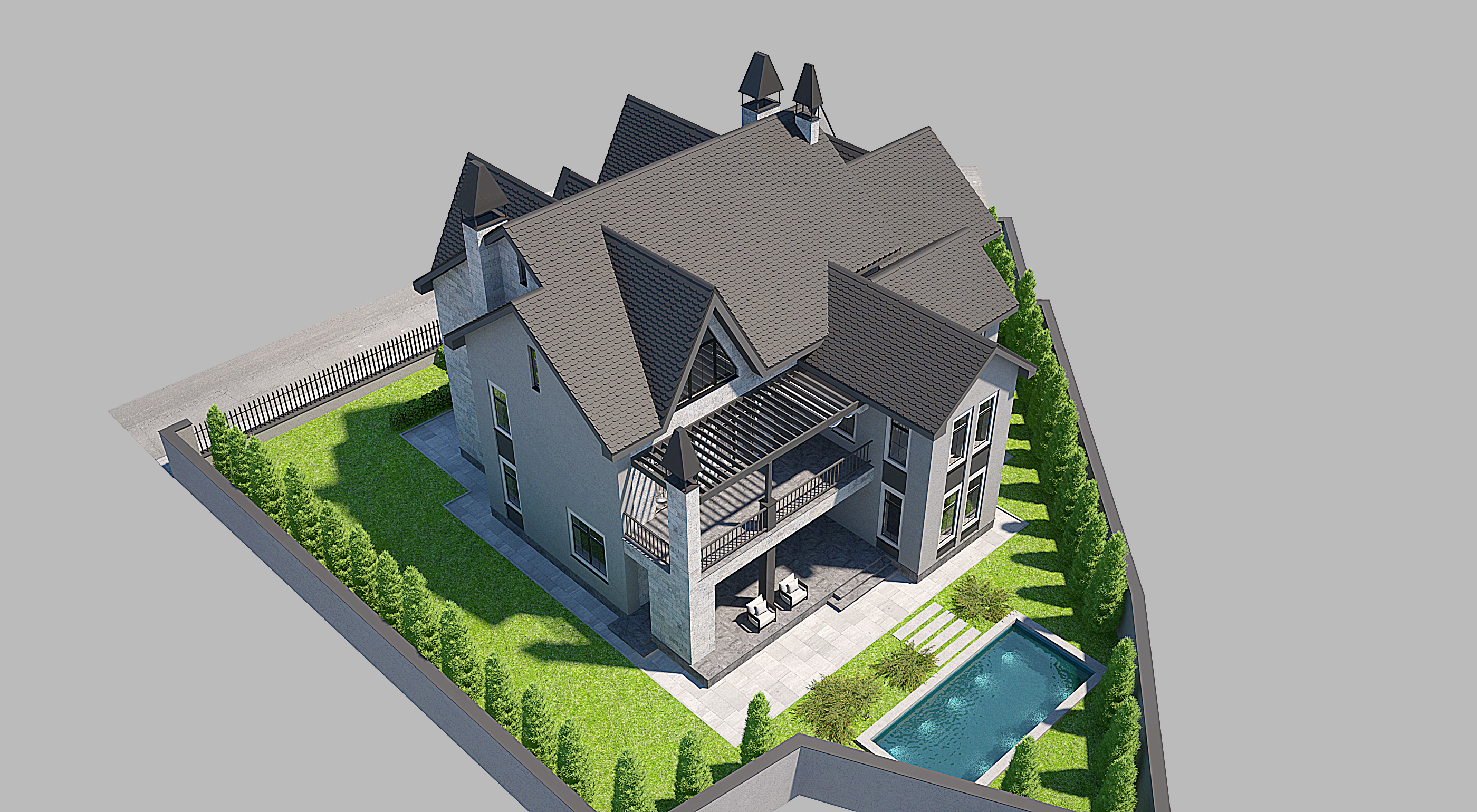 Modern house. "The Cat's House"-5