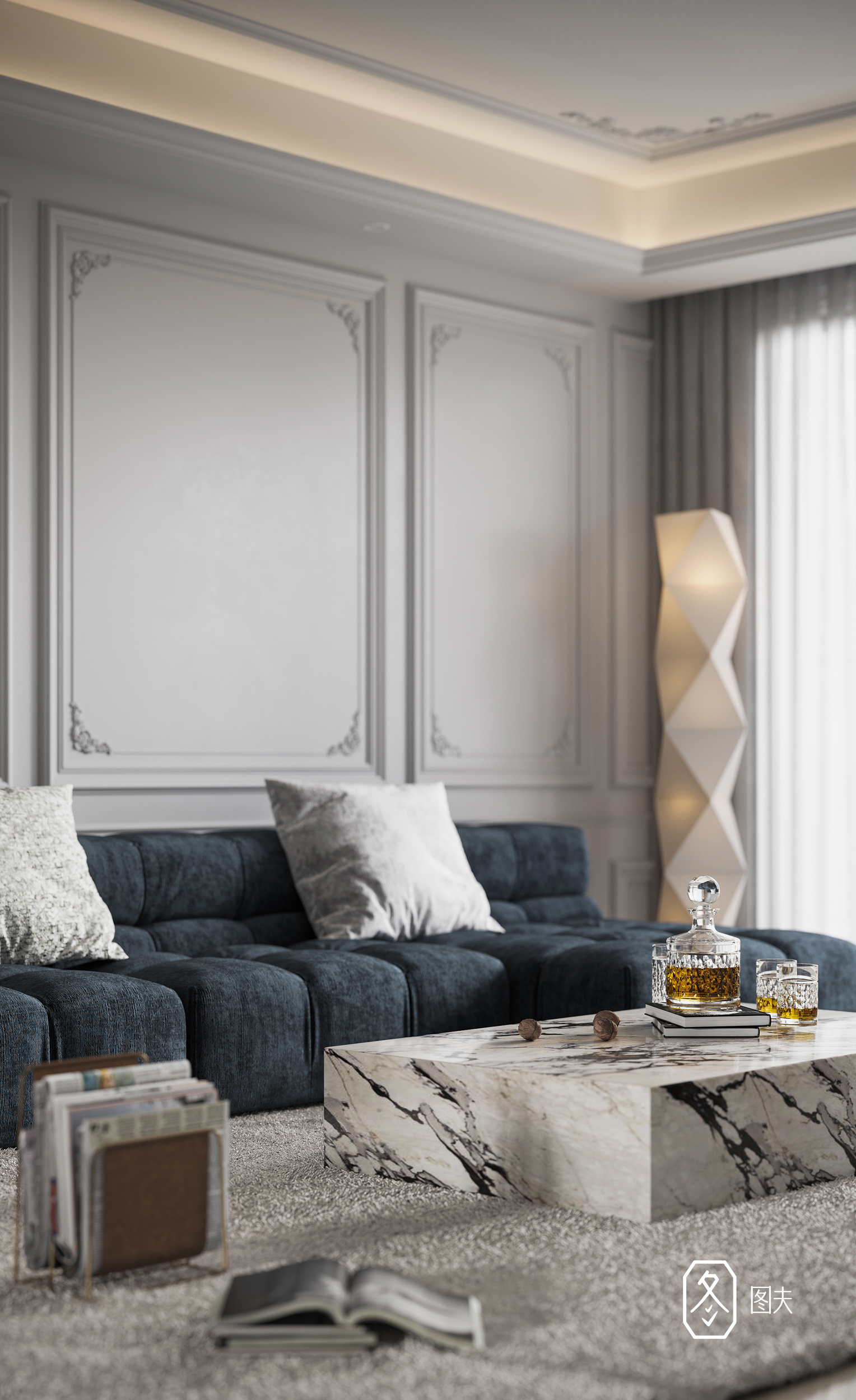 对称优雅美的轻法空间设计丨图夫 x 金该-20