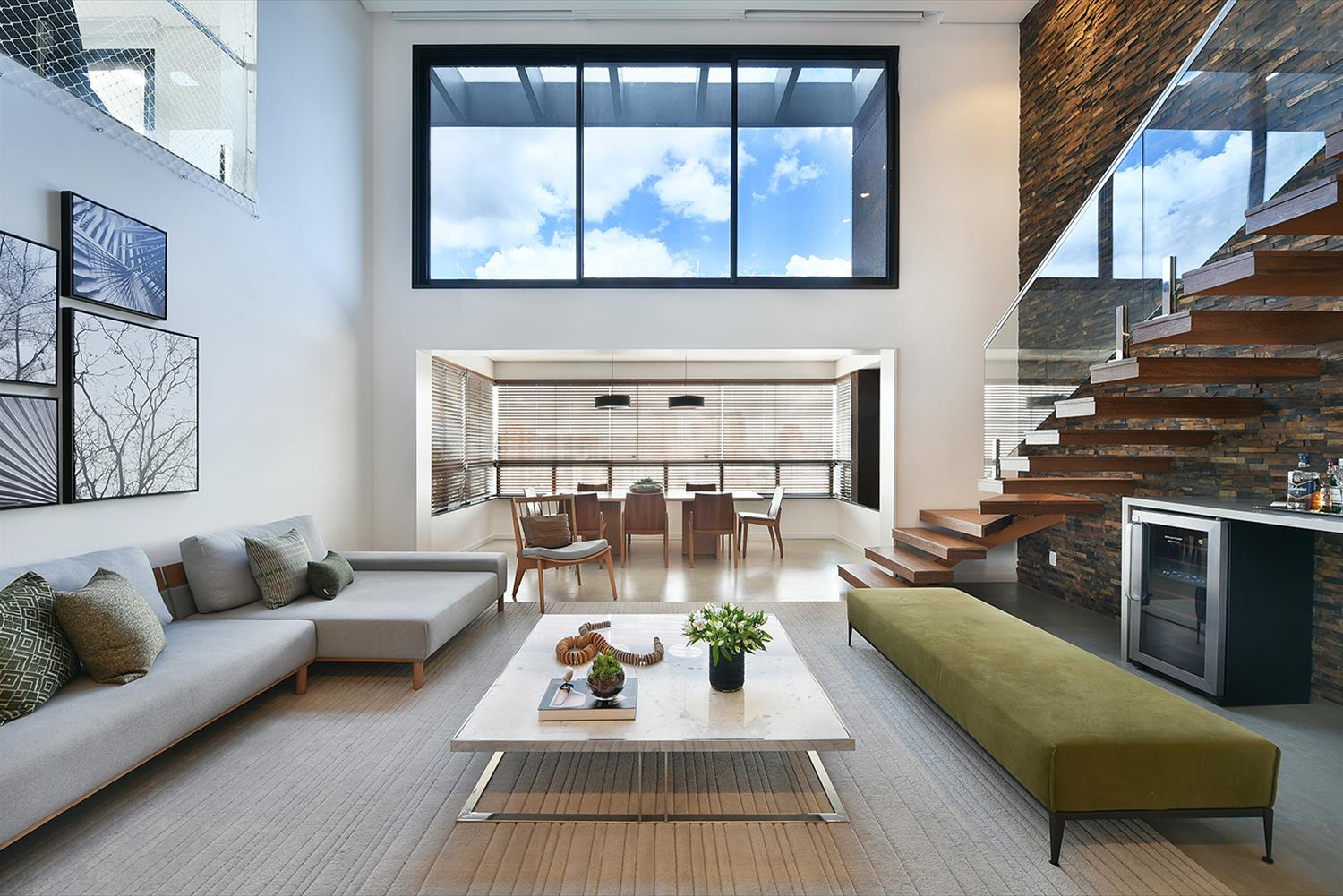 巴西 Cobertura CT 公寓 | 木质与玻璃的完美结合-3