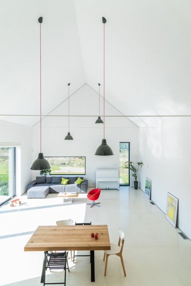 用装满石头的钢笼建造的房屋丨波兰丨Kropka Studio-17