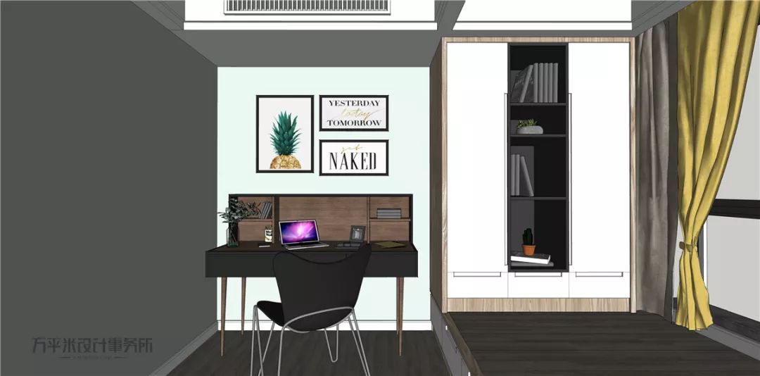 97 平现代女性公寓，紧凑空间变开阔-48