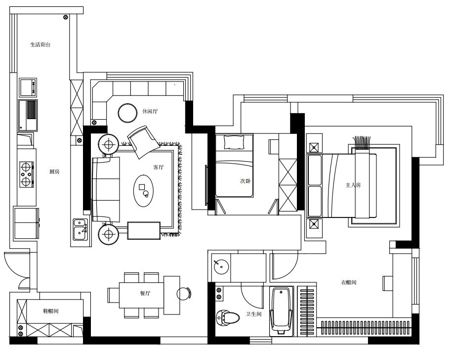 爱马仕橙&孔雀蓝撞出高级感,美式混搭打造优雅轻奢家居-102