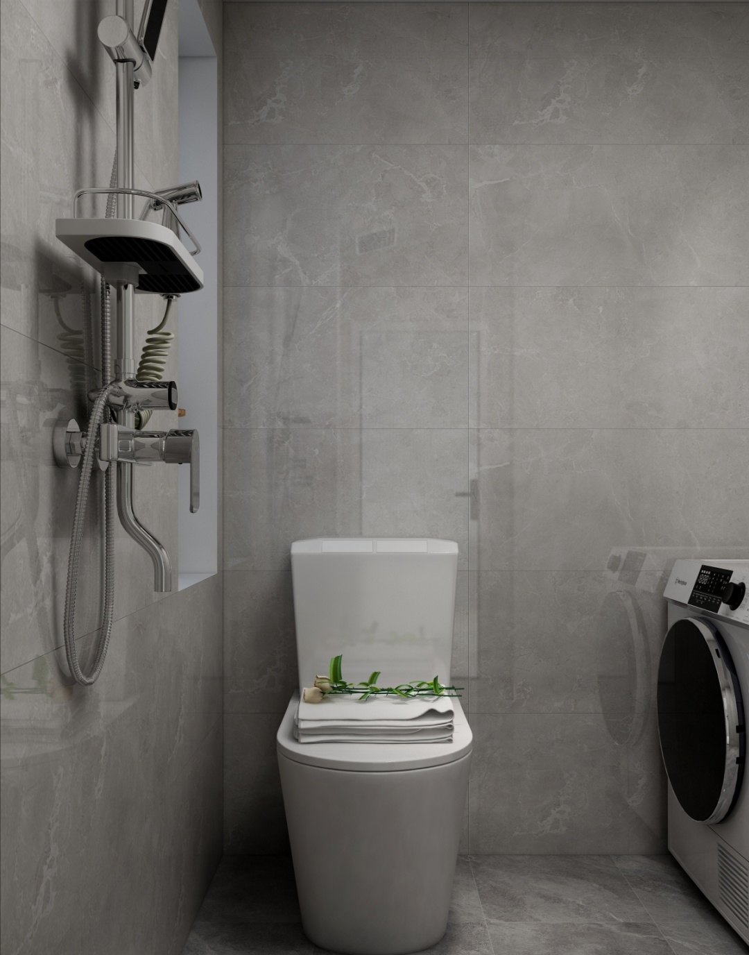 内蒙古 150㎡撞色搭配家装-11