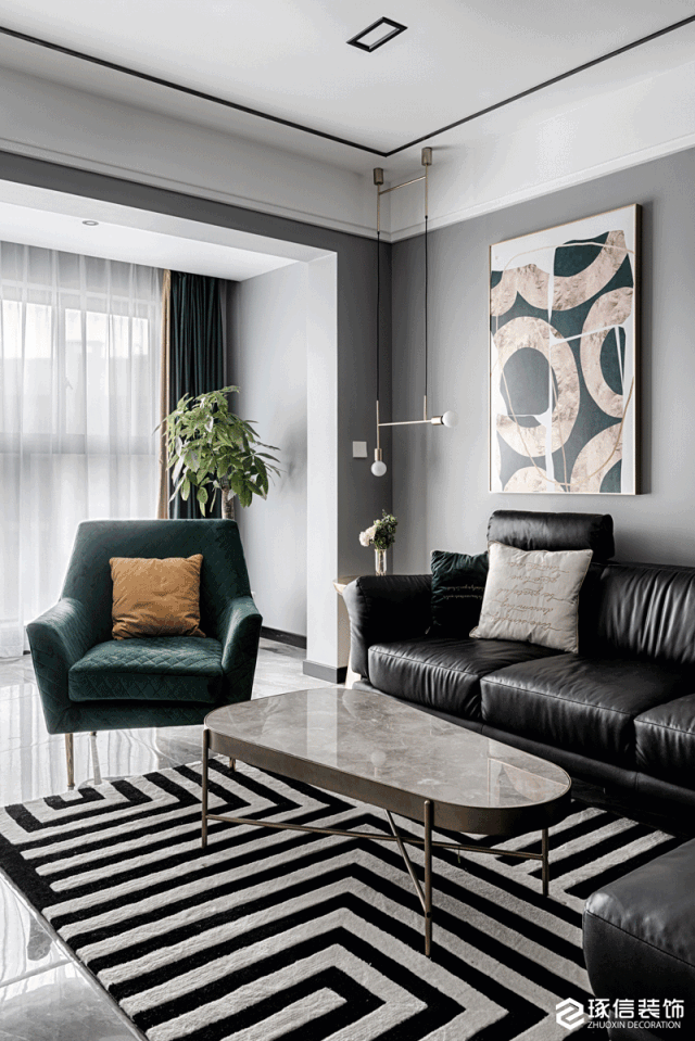 现代简约,98㎡四室二厅的极致空间利用-3