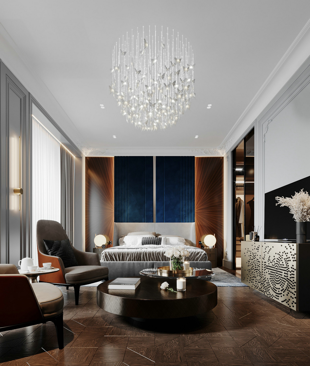 123㎡大平米住宅设计-17