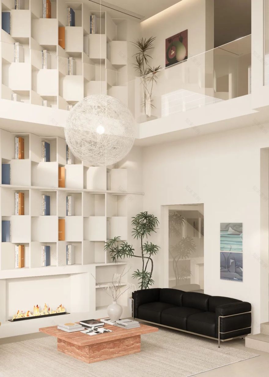 BENSON DESIGN 原创设计 | 白色系的艺术馆之家-11