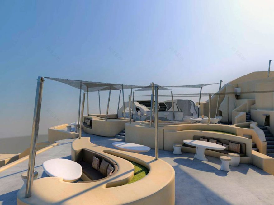 Pool Bar Dome Resort - Utopia Hotel Design Staging-19