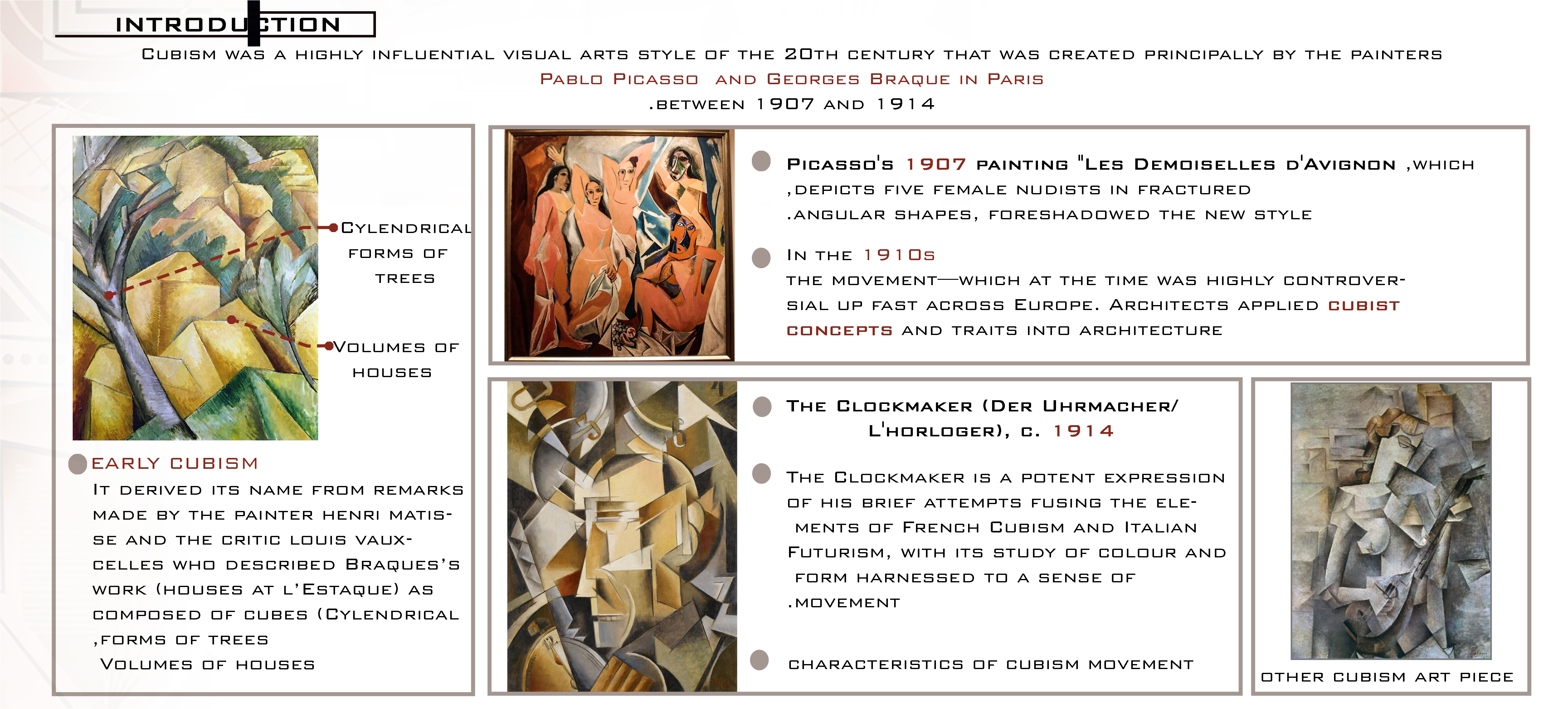 画廊  遵循立体主义流派丨开罗大学工程学院建筑系-7