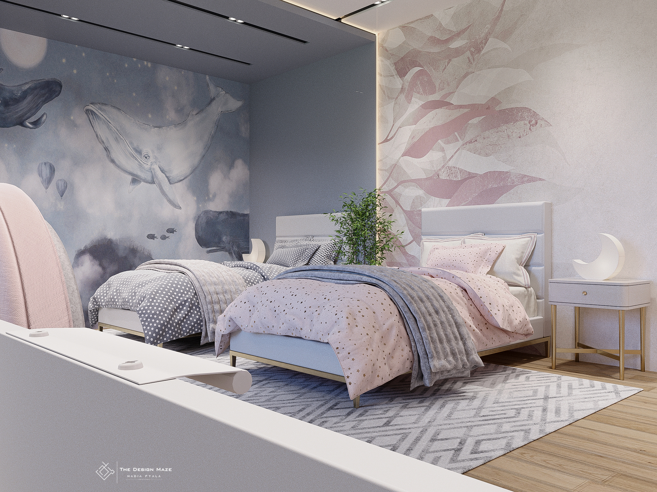 男孩和女孩卧室丨Nadia Fyala-10