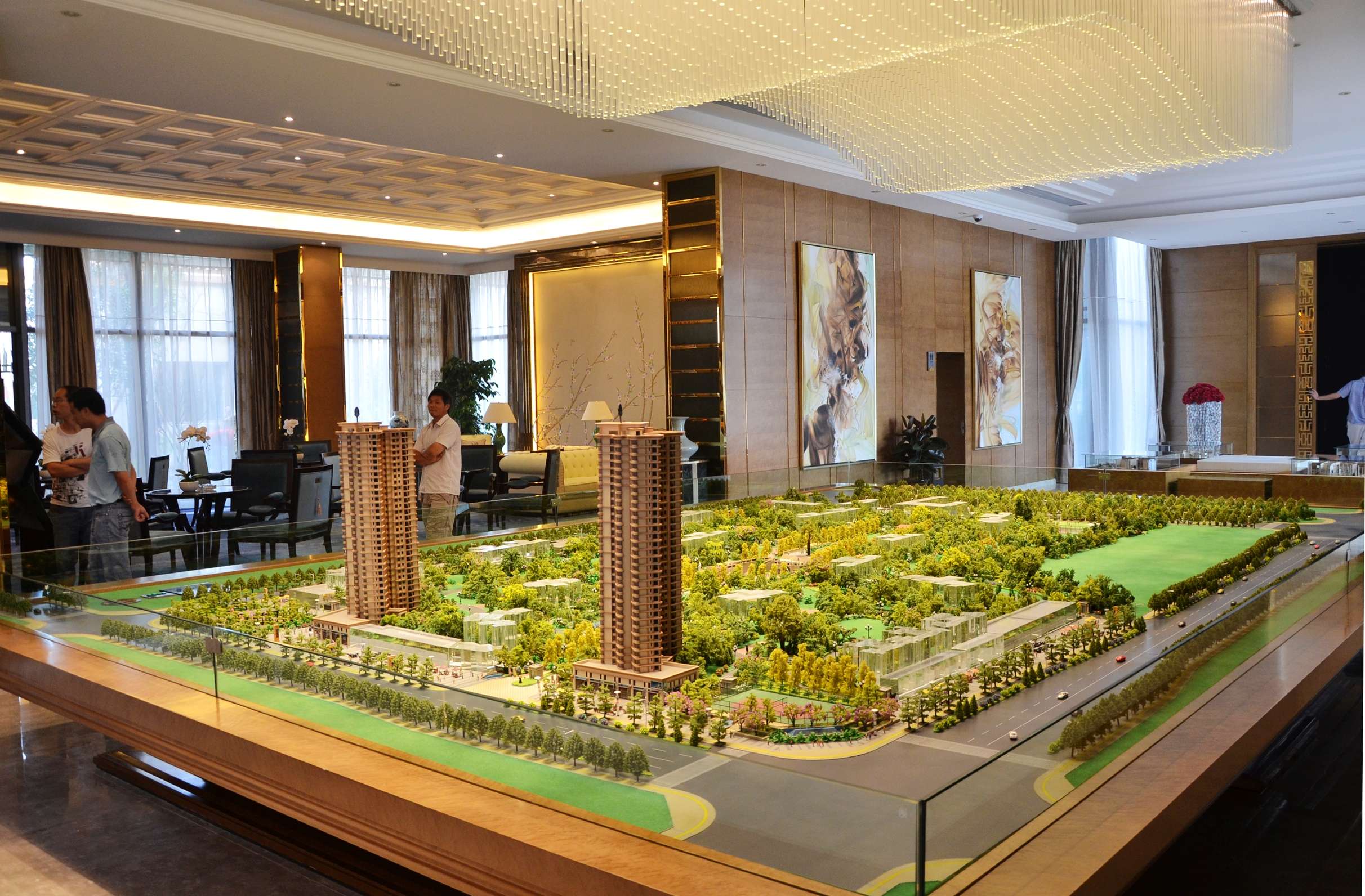 梁志天  西安雅居乐国际售楼部完工图片-37