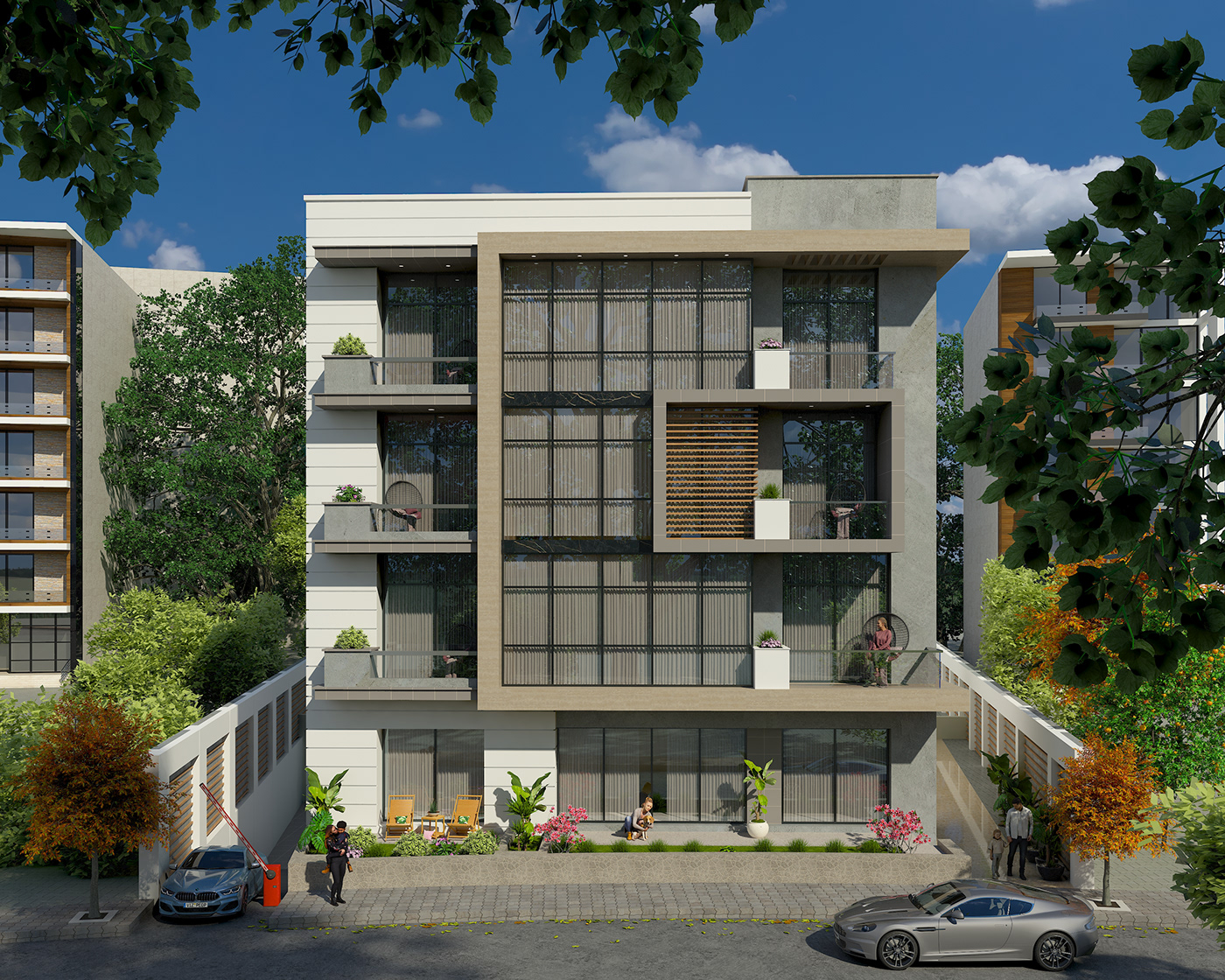 Anastasiya Gushchina丨公寓建筑丨Residential Building - Entrance-1