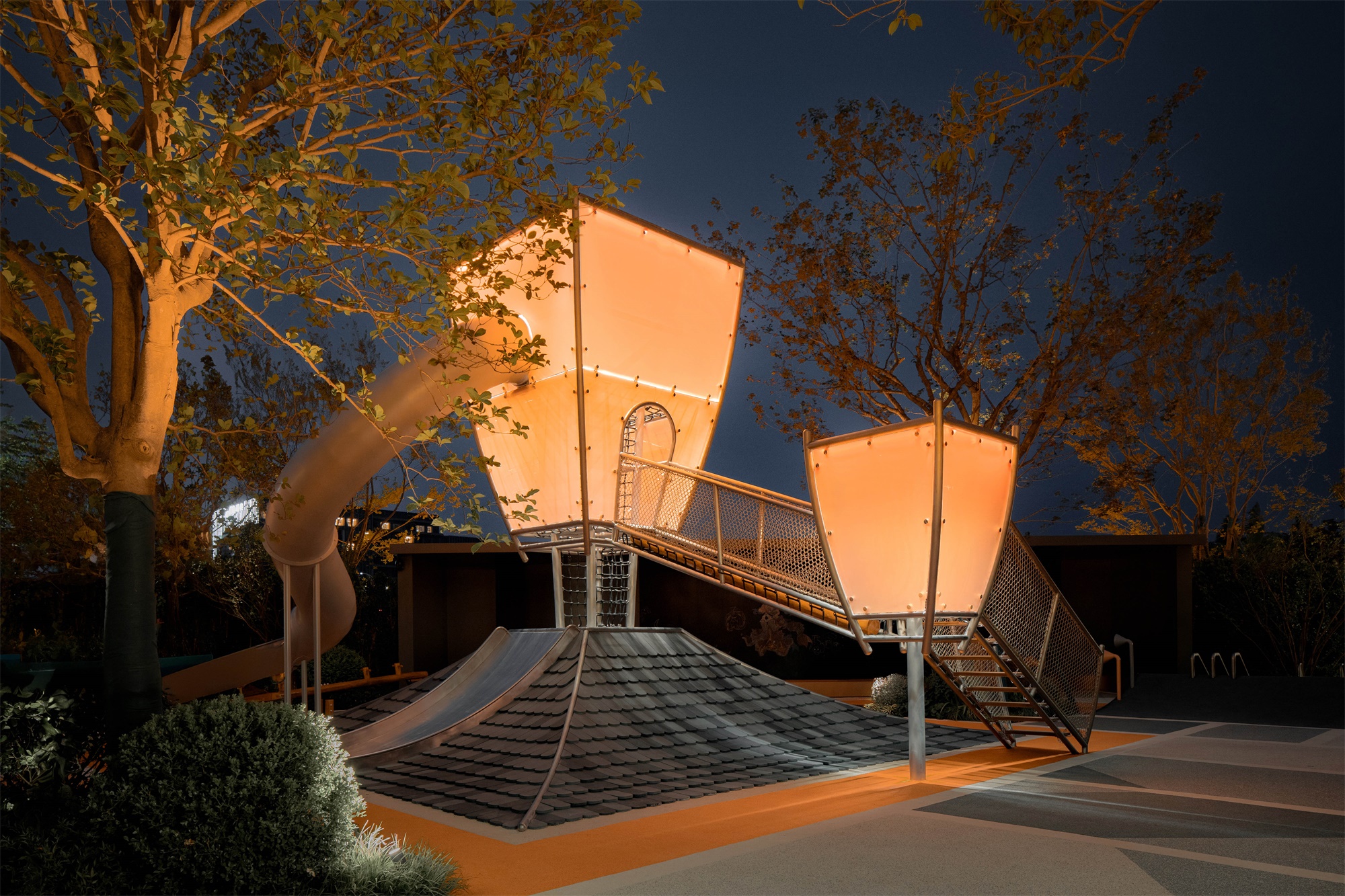 万家灯火 · 孔明灯下的国风儿童空间丨中国南阳丨喜随设计-29