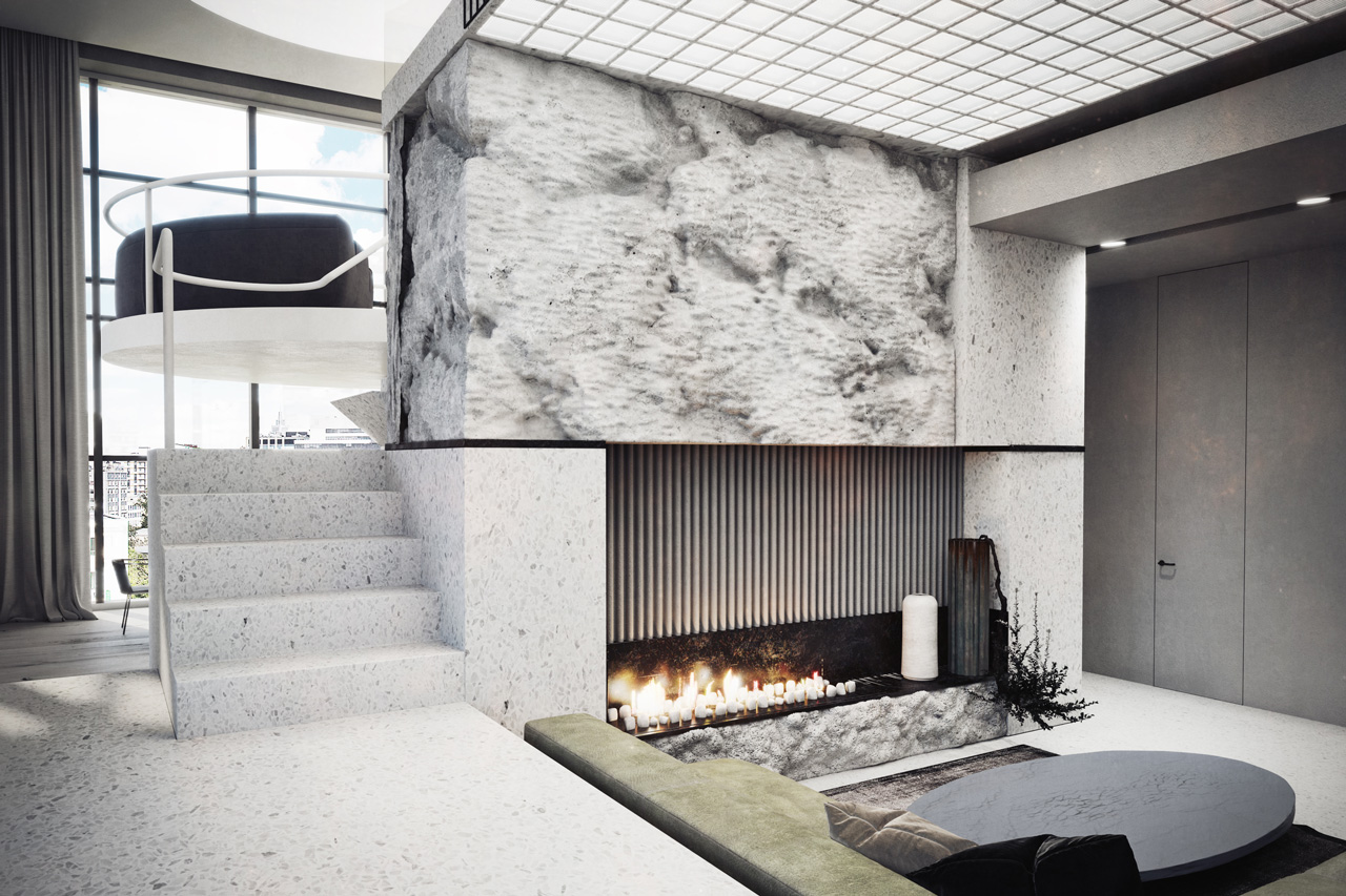 Пентхаус на Белорусской（白俄罗斯大街顶层公寓）丨俄罗斯莫斯科丨Megabudka（建筑事务所）-22