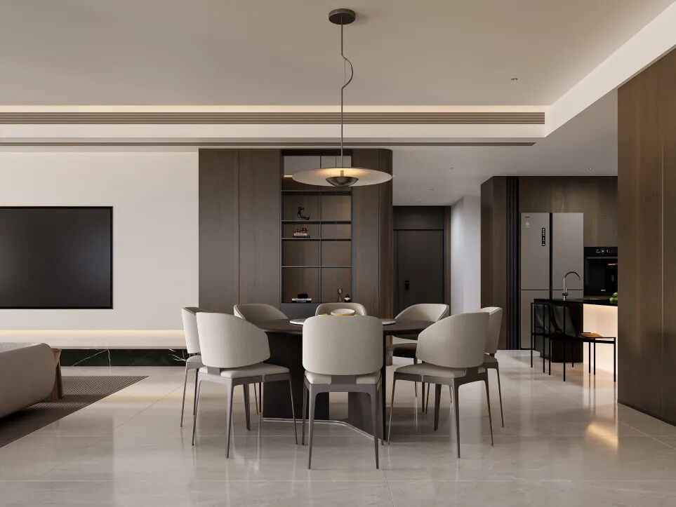 260㎡意式极简丨麓悦尚宸丨中国湖南丨纵向·空间设计-19