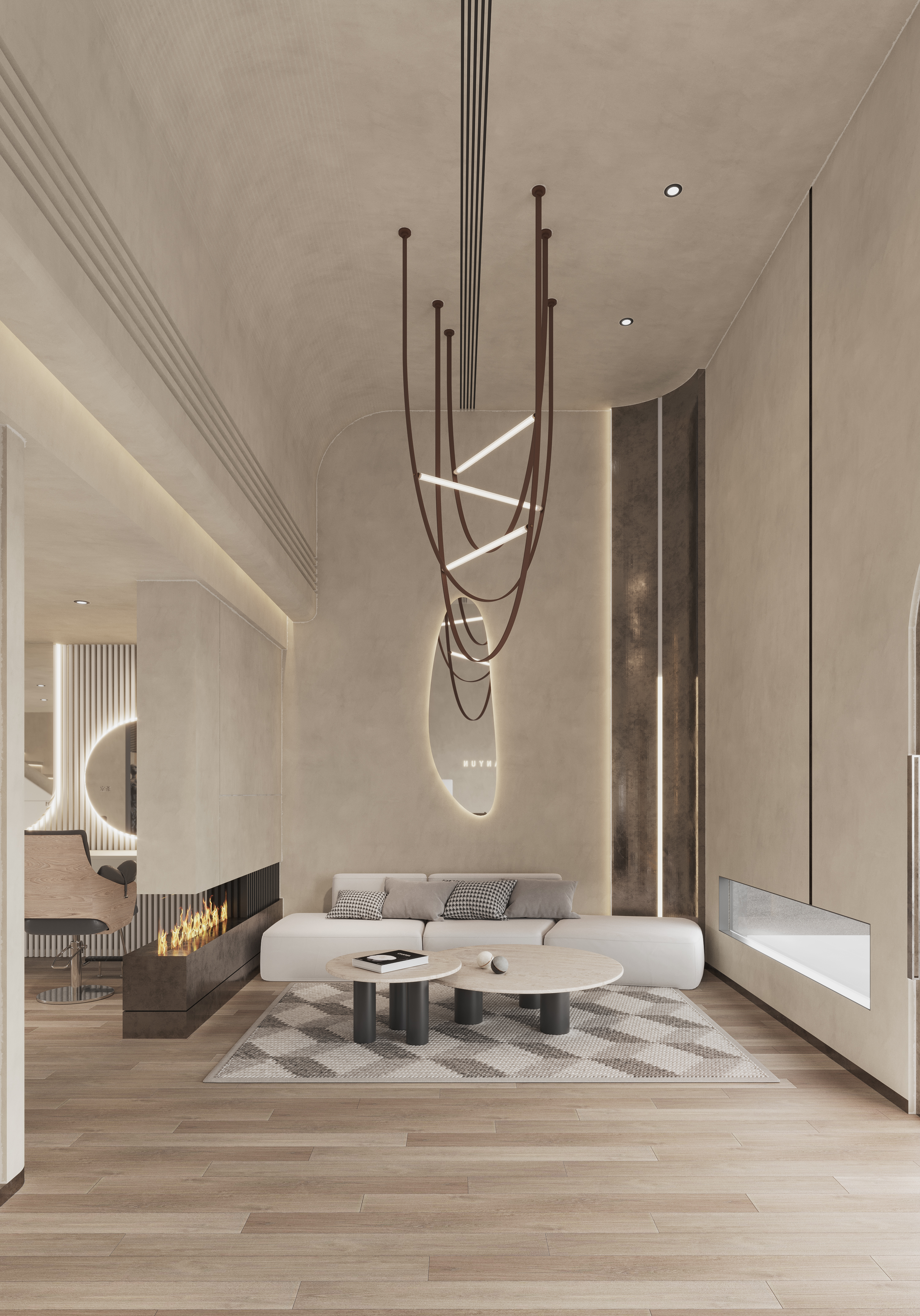 现代简约风情美容空间设计-12