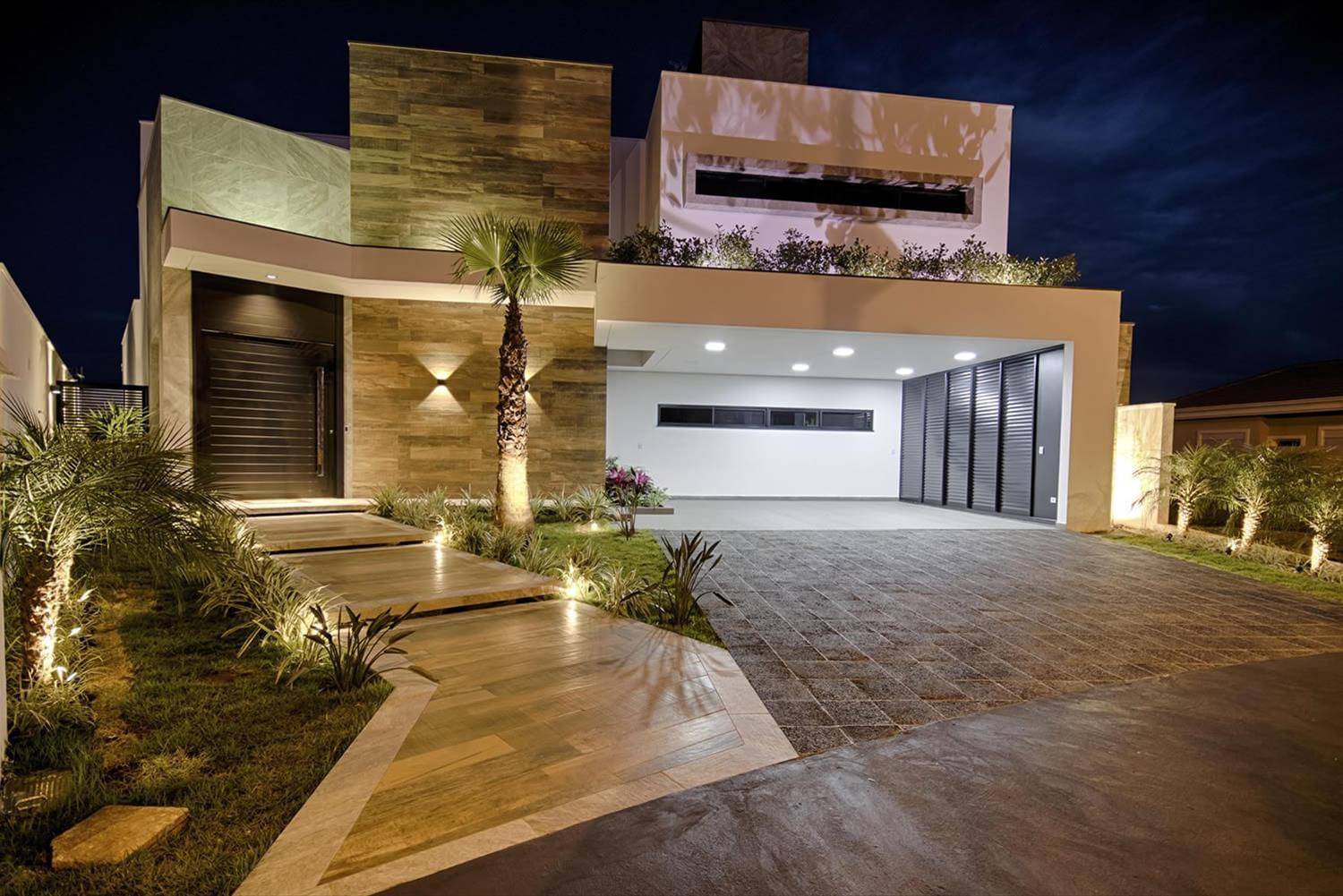 巴西 E&M 住宅 | 现代石头别墅，室外空间与自然融合-3