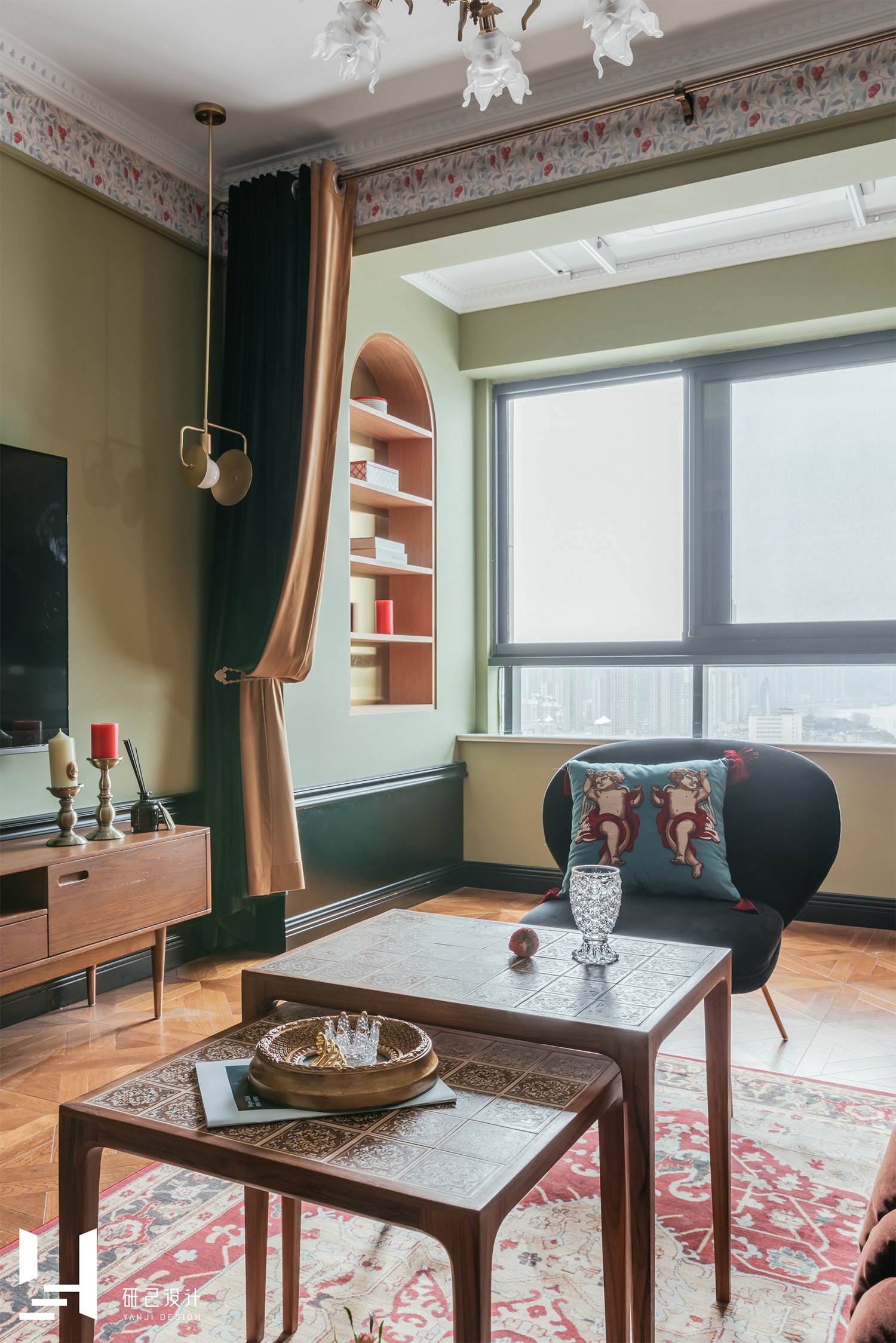 芜绿复古宅设计丨中国芜湖丨研己设计-11